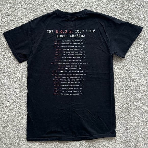 Jessie J The R.o.s.e. Tour 2018 North America t-shirt - Picture 2 of 4